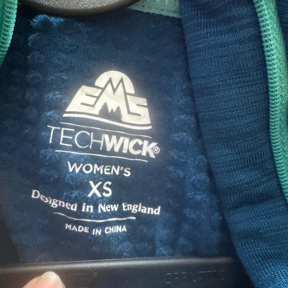 Eastern mountain sports women’s techwick long sleeve base layer blue xs - Picture 4 of 13